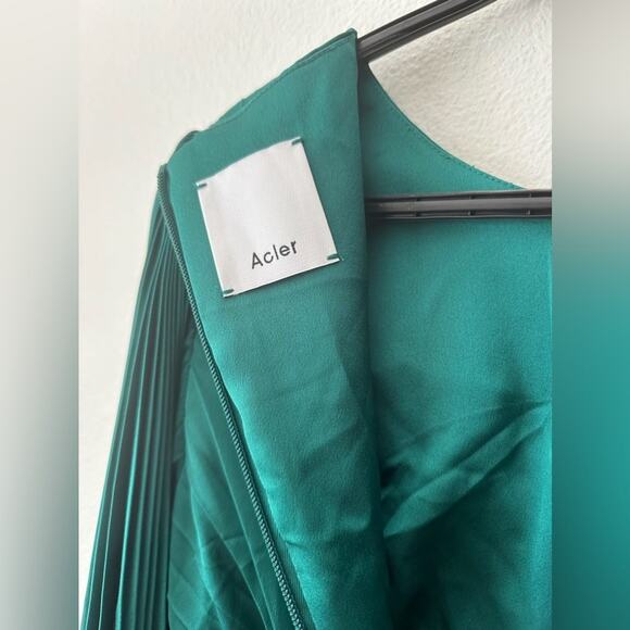 ACLER NORSEMAN MIDI DRESS MYRTLE GREEN - Picture 8 of 14